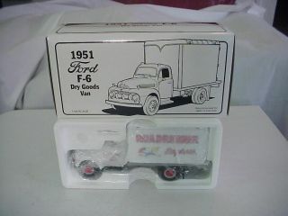 First Gear 1/34 Scale 1951 Ford F - 6 Dry Good Van Roadrunner Express