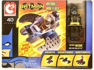 Batman Batgirl Mini Flyer C3 Construction Minimate Lego You Build It 2004