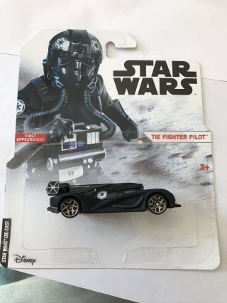 Hot Wheels Star Wars Character Car: Tie Fighter Pilot Loose