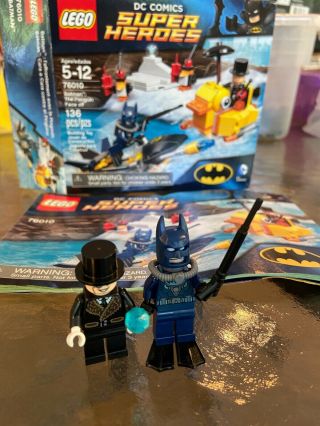 Lego Dc Comics Heroes 76010 Batman: The Penguin Face Off / 100 Complete