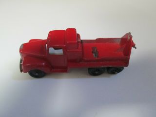 Vintage Tootsie Toy Red Truck 5.  75 "