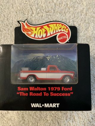 Hot Wheels 2000 Black Box Cool Collectible 1979 Ford Truck Sam Walton Wal - Mart