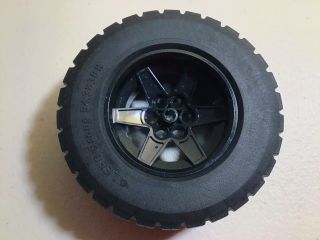 Lego Technic Tire 94.  3 X 38 R (92912) Black Rim 56 X 34 (15038 / 51150)