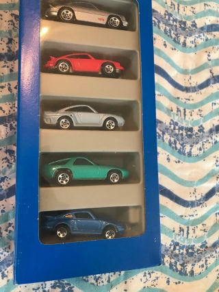 1995 Hot Wheels (5) Gift Pack Porsche 1/64 Diecast Mattel