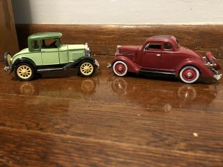 1936 Ford Deluxe 5 Window Coupe & 1930 Ford Standard Diecast