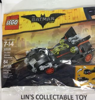 Lego 30526 Batman Movie Mini Ultimate Batmobile 3 In 1 Polybag.