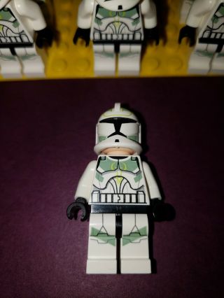 Lego Star Wars Green Clone Trooper Horn Company Minifigure 7913
