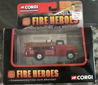 Corgi Fire Heroes 1966 Gmc Fire Pumper 18 Chicago Fire Dept.  Item Cs90009 Nib