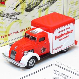Matchbox Collectibles - 1937 Dodge Airflow Budweiser Truck Van Boxed - Yvt02 - M