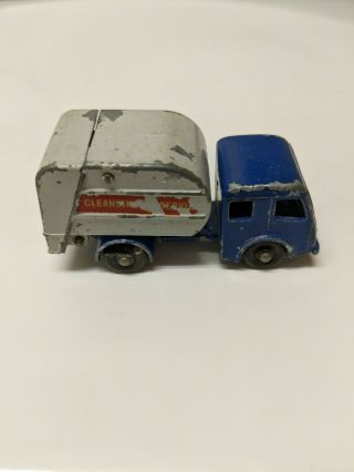 Lesney Matchbox Tippax Refuse Collector Truck No.  15 Blue Made in United Kingdom 2
