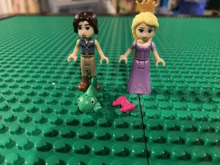 Lego Disney Princess Flynn Rider Minifigure & Rapunzel From Set 41054