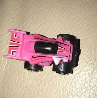 Micro Machines Road Champs 1987 Pink Hot Rod (fantasy Car) Mini Monster Wheels