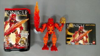 Lego Bionicle Stars Tahu (7116) Complete And Gold Cib