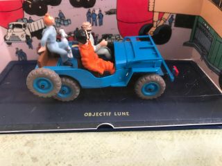 Voiture Miniature Tintin Jeep Objectif Lune au 1/43 2