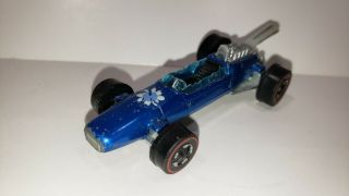 1969 Hot Wheels Red Line,  Blue,  Indy Eagle.  Paint.  Check The Pics.