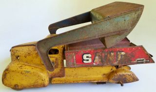 Louis Marx Sand & Gravel Pressed Steel Dump Truck Toy From 1940 