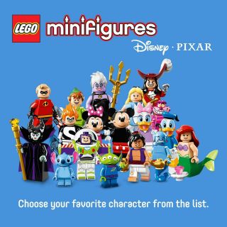 Lego 71012 Minifigures Disney Series 1 - Choose Your Favourite Character (s)