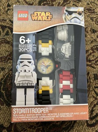 Lego Star Wars Stormtrooper Buildable Watch & Minifigure