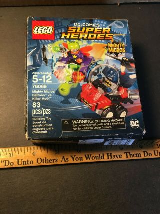 Lego Dc Comics Heroes Mighty Micros Batman Vs Killer Moth 76069