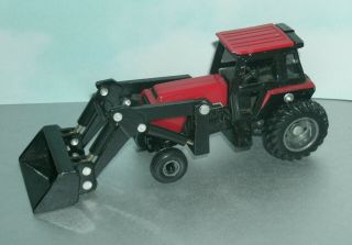 1/64 Scale Case Ih 2594 With Bucket Loader Diecast Farm Tractor Model Toy - Ertl