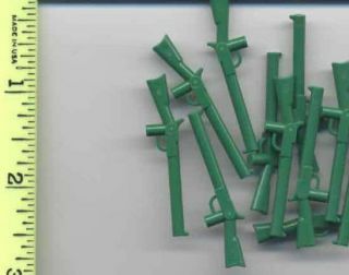 Lego X 20 Green Minifig,  Weapon Gun,  Rifle Army