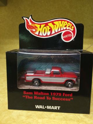Hot Wheels 2000 Black Box Cool Collectible 1979 Ford Truck Sam Walton Wal - Mart