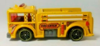 Rare Vintage 1976 Mattel Hot Wheels Yellow Fire Eater Engine Truck