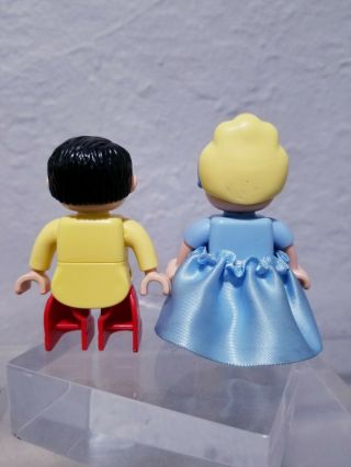 Lego Duplo Disney Princess Cinderella and Prince Charming Figures 2