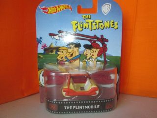 Hot Wheels Retro Entertainment The Flintstones Flintmobile 1:64 Nip