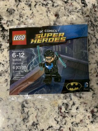 2016 Lego Heroes 30606 “nightwing” Robin Minifigure Polybag (retired)