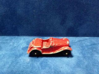 Tootsietoy Red Classic Mg Convertible Roadster Die Cast Car Toy