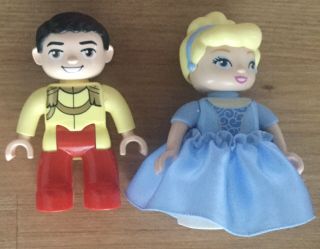 Lego Duplo Cinderella And Prince Charming Figures