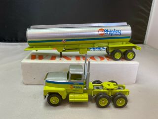 Winross Shipley Oil 1st Ed Tractor Truck With Tanker Trailer 1/64 Scale Diecast