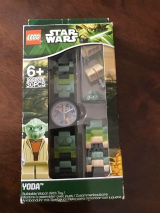 Lego 9002076 Star Wars Watch W/ Yoda Minifigure Green Box Factory