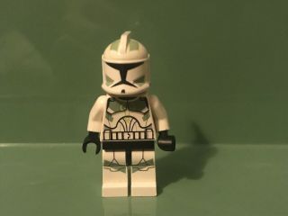 Lego Star Wars Green Clone Trooper Horn Company Minifigure 7913 Sw0298