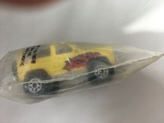 Matchbox 39 Ford Bronco Ii Yellow With Flames Baggie Promo Car
