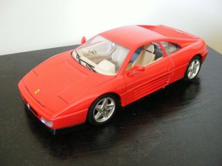 Bburago Ferrari 348 Tb (1989) Car - 1:18 Scale - Red - Unboxed