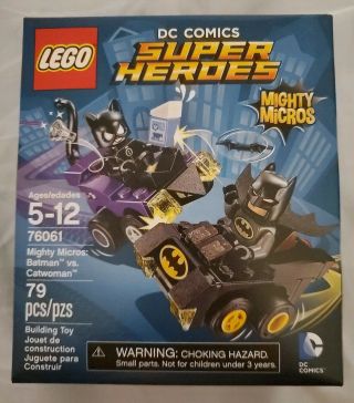 Lego Dc Comics Heroes 76061 Mighty Micros: Batman Vs.  Catwoman