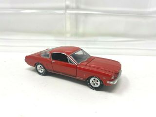 Road Champs 1966 Ford Mustang 1/43 Diecast Car Red O Scale