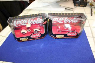 Matchbox Collectibles Coca - Cola 1955 Ford Thunderbird 1940 Ford Pickup