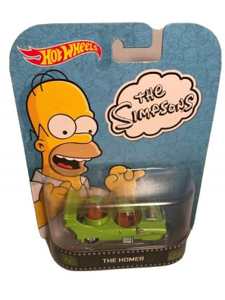 2013 The Homer : The Simpsons Hot Wheels Retro Entertainment Noc 1:64