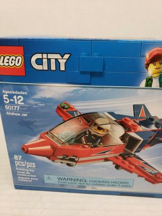 LEGO City 60177 Airshow Jet Building Toy Set Airplane 2