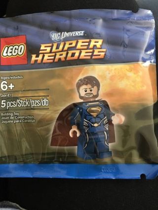 Lego Dc Universe Heroes Jor - El Superman Minifigure 5001623 Exclusive Promo