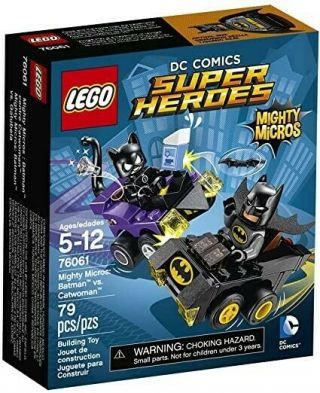 Lego Dc Comics Heroes Mighty Micros: Batman Vs.  Catwoman 76061 Nib