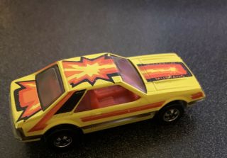 Vintage 1979 Hot Wheels Ford Mustang Turbo Yellow