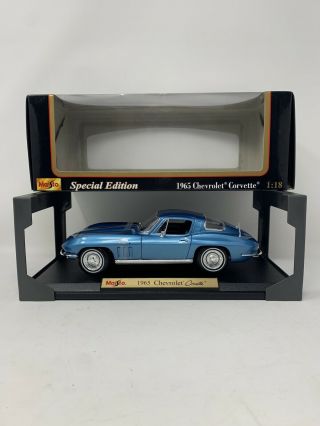 1:18 Maisto Special Edition 1965 Chevrolet Corvette Blue 31640