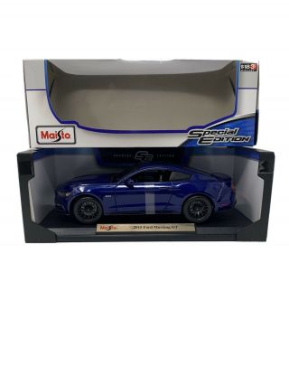1:18 Maisto Special Edition 2015 Ford Mustang Gt Blue 46629