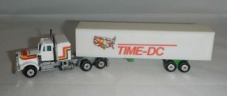 Yatming Road Champs Semi Rig Tractor Trailer Truck Time - Dc Trucking Logo