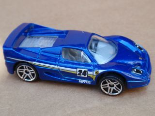 2011 Hot Wheels Ferrari F50 From 5 Pack Loose Blue