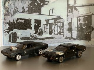 Hot Wheels Fast And Furious ‘71 Plymouth Gtx & ‘70 Dodge Charger W/ Th Charger